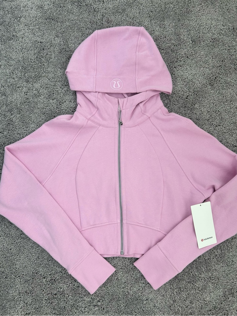 Lululemon Scuba Full Zip Cropped Hoodie